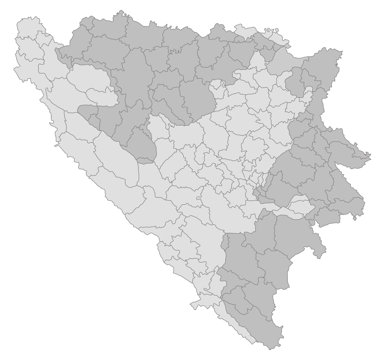 Mapa BiH