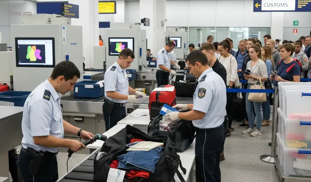 carinski pregled sadržaja mobitela