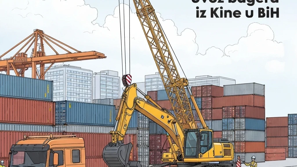 Uvoz bagera iz Kine, Uvoz bagera BiH, Carinjenje bagera, Mini bager uvoz, Bager iz Kine